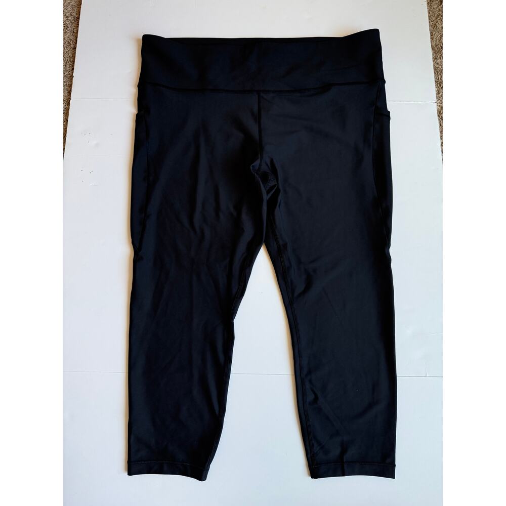 NEW Athleta Interval Stash High Rise 7/8 Tight Legging Black Women's 2X - Picture 4 of 15